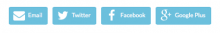 Bootstrap social buttons