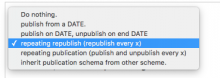 publication options