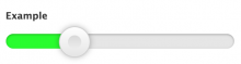 Example Range Slider