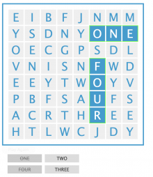 Word scramble game