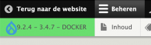 Add version information to the main admin tools help item.