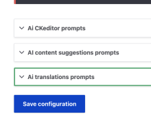 manage all prompts of AI submodules in one place.