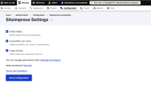 Module settings