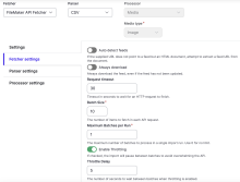 D10 - Feeds FileMaker Fetcher Settings