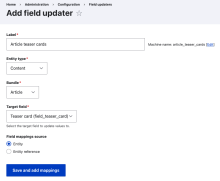 Settings example