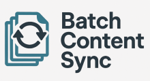 Batch Content sync Logo