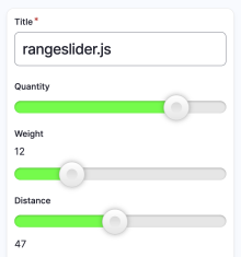 Range Slider JS