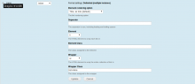 Settings Screen