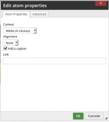 Edit atom properties