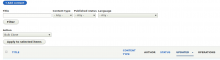 Bulk Clone Action on Content Listing