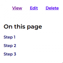 In page design