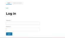 Reset your password removed