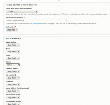 Media source settings