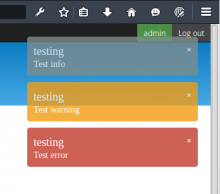 Test all types of Growl notifications
