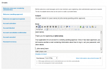 Users emails