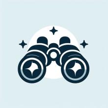 Simple binoculars logo for the Field Visibility Conditions module