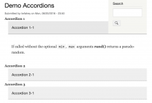 Accordion Field on Drupal 8