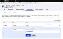 AOS Field screenshot manage display