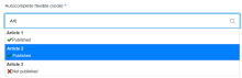 Example of auto-completion with custom rendering