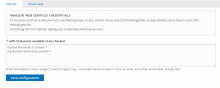 AWS S3 Key Checker settings page