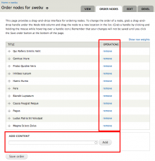 Term order page