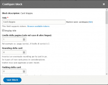 block information