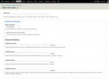 BlockAnimate admin interface