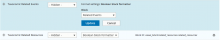 Block configuration screenshot on the manage display page