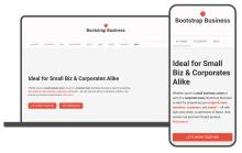 Bootstrap Business, a free theme for Drupal CMS