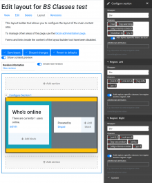 Displaying usage of the module in Layout builder