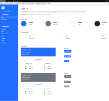 Boostrap UI Kit (Color section)