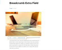 Breadcrumb Extra Field - Demo