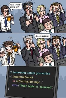 Brute force attack protection meme