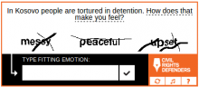 Civil Rights CAPTCHA example