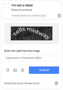 Default text SmartCaptcha