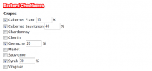 backend checkboxes widget