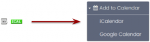 Add to Calendar dropdown