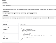 Ckeditor5 Link Popup