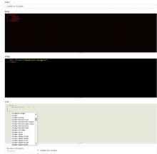 CodeMirror Field Example