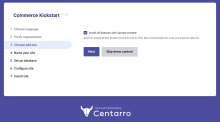 Commerce Kickstart installer
