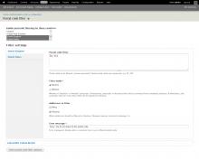 Configuration form