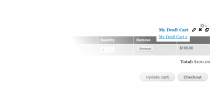 Commerce Draft Carts Screenshot