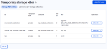 Temporary Storage Killer: config entities