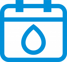 Drupal Contribution Events Project Logo (Blue)