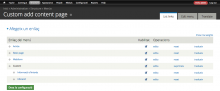 Add page configuration