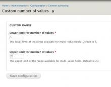 Module Admin Interface
