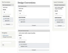 Display of Blocks, Navigation & Page with New Styling