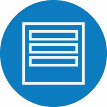 A container with rows of regions inside