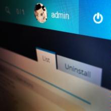 Bluebar Administration menu