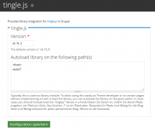 Drupal 7 tingle.js Integration